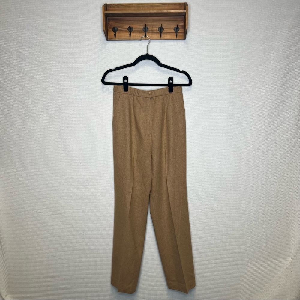 Pendleton | Tan Dress Pants Classic Tailored Fit 8 Wool‎ Brown